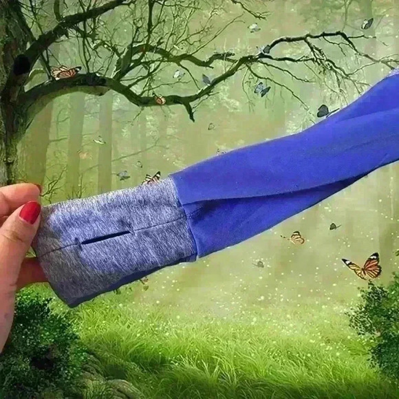 Lululemon Run: Distance Pigment Blue Pullover - Picture 10 of 10